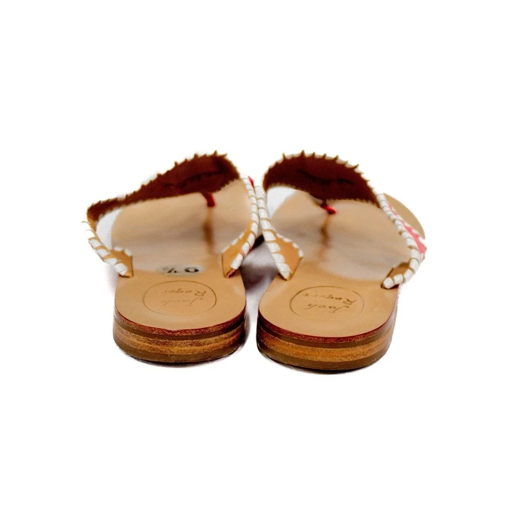 Jack Rodgers Leather Sandals Women's Size 9.5